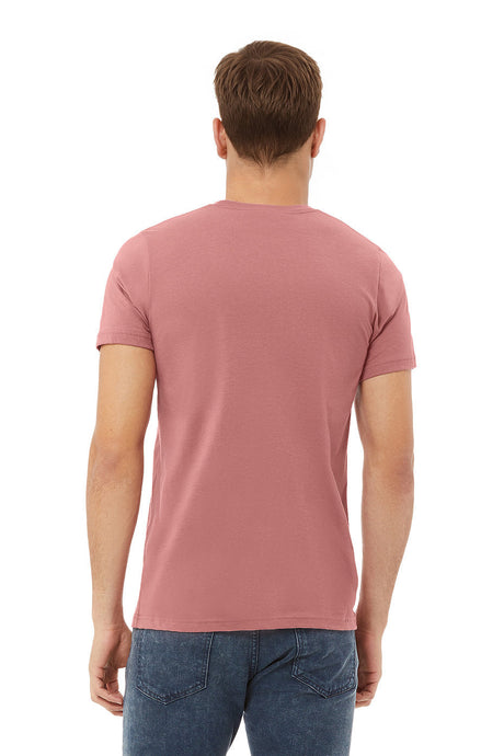 Bella Canvas 3001 Airlume Combed And Ring-Spun Cotton Fabric - Mauve, Crewneck, Unisex, Short Sleeve (1 Piece)