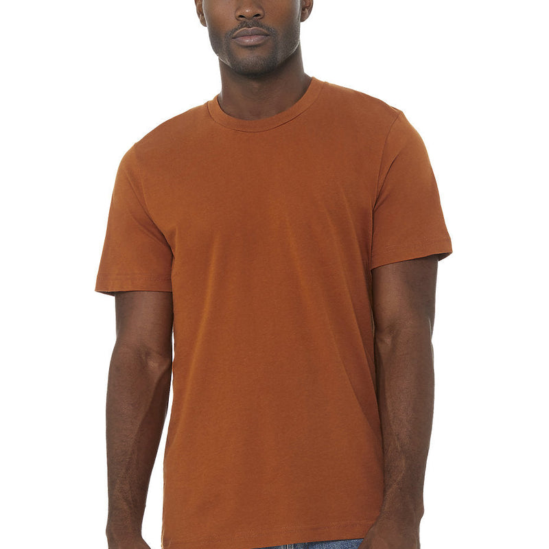 Bella Canvas 3001 Airlume Cotton Fabric - Autumn, Crewneck, Unisex, 32 Single, 4.2 Oz (1 Piece)