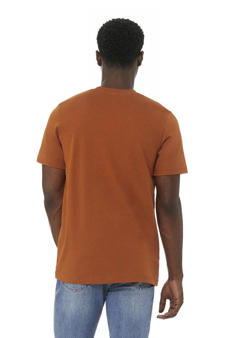 Bella Canvas 3001 Airlume Cotton Fabric - Autumn, Crewneck, Unisex, 32 Single, 4.2 Oz (1 Piece)