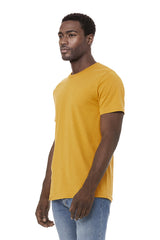 Bella Canvas 3001 Airlume Combed And Ring-Spun Cotton Fabric - Mustard, Crewneck, Short Sleeve (1 Unit)