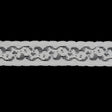 1 1/4" Ivory Sheer Lace Trim