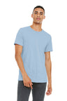 Bella Canvas 3001 Cotton T-Shirt Fabric - Baby Blue, Crewneck, Unisex, 32 Single, 4.2 Oz, 6 Sizes (1 Piece)