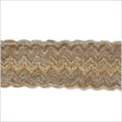 Dark Beige Metallic Braid