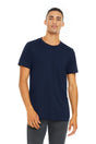 Bella Canvas 3001 Cotton Fabric - Navy, Crewneck, Short Sleeve, Unisex, 4.2 Oz (1 Piece)