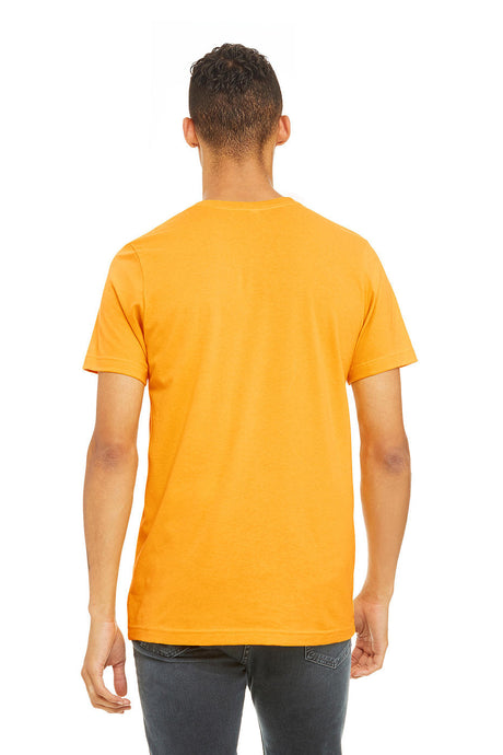 Bella Canvas 3001 Cotton T-Shirt Fabric - Gold, Crewneck, Unisex, 32 Single, 4.2 Oz (1 Piece)