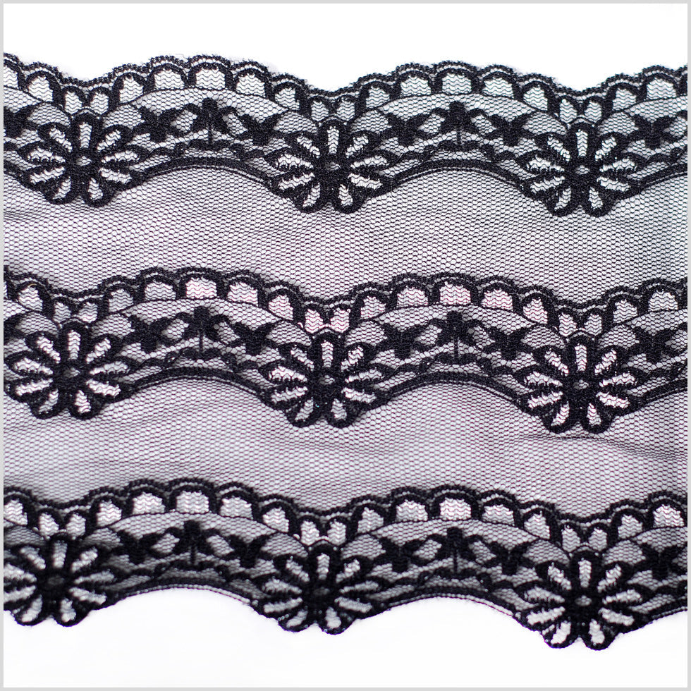 5" Black Lace