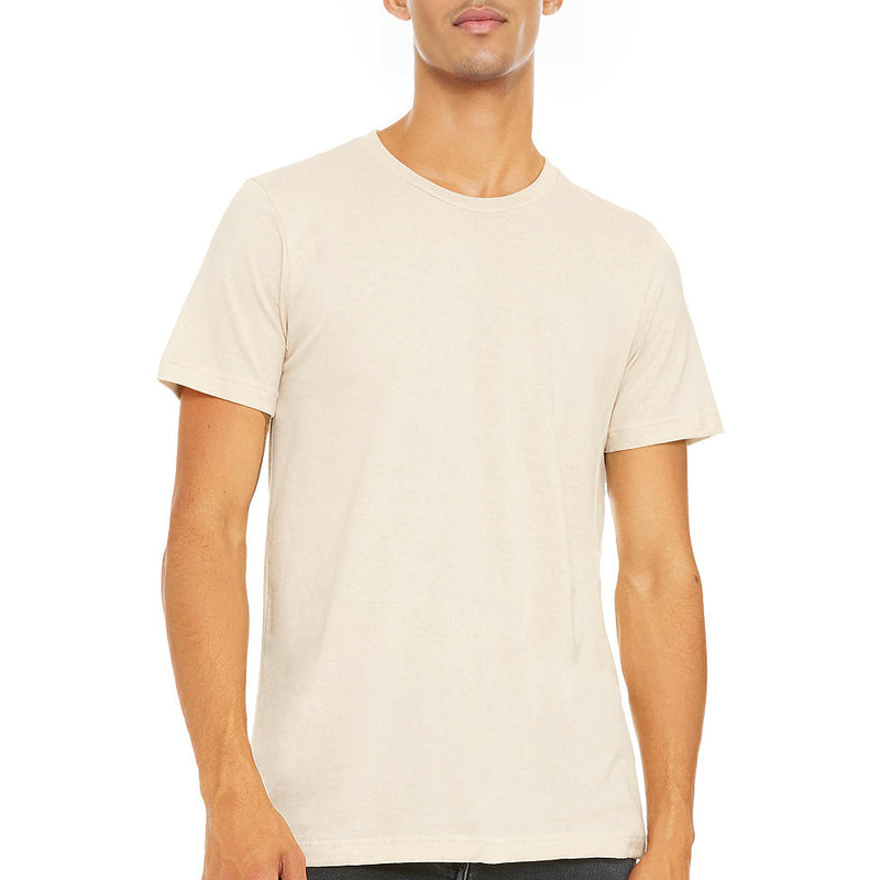 Bella Canvas 3001 Cotton T-Shirt Fabric - Natural, Crewneck, Unisex, Short Sleeve (1 Piece)