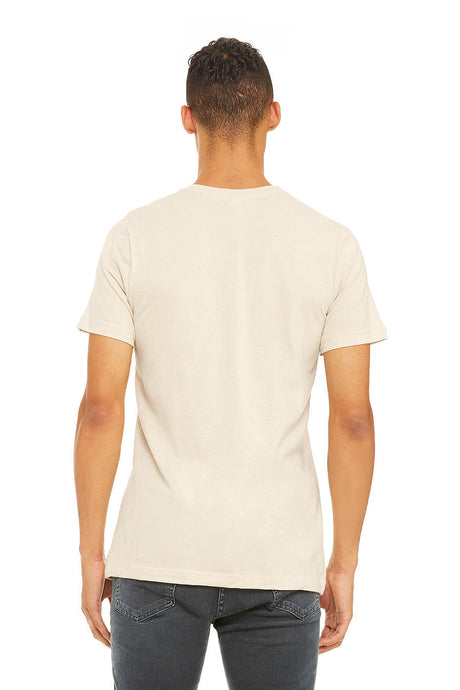 Bella Canvas 3001 Cotton T-Shirt Fabric - Natural, Crewneck, Unisex, Short Sleeve (1 Piece)