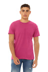 Bella Canvas 3001 Cotton Fabric - Berry, Unisex Crewneck T-Shirt, 32 Single, 4.2 Oz, Short Sleeve (1 Piece)