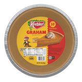 Keebler Ready Crust 9 oz. Graham 10" Pie Shell - 12/Case