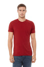 Bella Canvas 3001 Airlume Combed And Ring-Spun Cotton Fabric - Canvas Red, Crewneck, Unisex, 32 Single, 4.2 Oz (1 Unit)