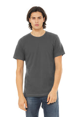 Bella Canvas 3001 Airlume Combed And Ring-Spun Cotton Fabric - Asphalt, Unisex Crewneck, 32 Single, 4.2 Oz (1 Unit)