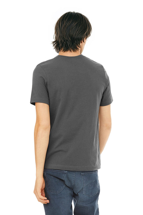 Bella Canvas 3001 Airlume Combed And Ring-Spun Cotton Fabric - Asphalt, Unisex Crewneck, 32 Single, 4.2 Oz (1 Unit)