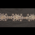 Silver/Champagn Fancy Beaded Trim
