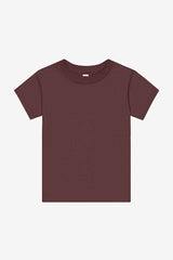 Bella Canvas 3001T Airlume Combed And Ring-Spun Cotton Jersey Fabric - HTR Maroon, Crew Neck, Toddler Short Sleeve (1 Unit)