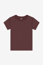 Bella Canvas 3001T Airlume Combed And Ring-Spun Cotton Jersey Fabric - HTR Maroon, Crew Neck, Toddler Short Sleeve (1 Unit)