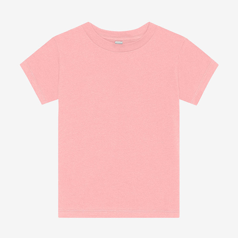 Bella Canvas 3001T Airlume Combed And Ring-Spun Cotton Jersey Fabric - Pink, Crew Neck, Short Sleeve (1 Piece)