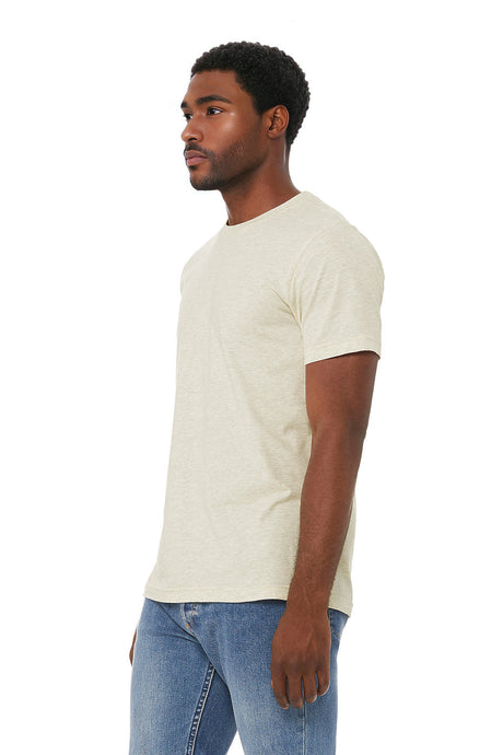 Bella Canvas 3001CVC CVC Fabric - HTR Prism Natural, Heathered, Short Sleeve, Crew Neck (1 Piece)