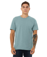 Bella Canvas 3001CVC Heather CVC Fabric - Heather Blue Lagoon, Short Sleeve Crewneck, Unisex (1 Shirt)