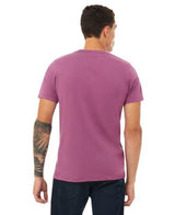 Bella Canvas 3001CVC Cotton Poly T-Shirt Fabric - Heather Magenta, Short Sleeve, Crew Neck (1 Piece)