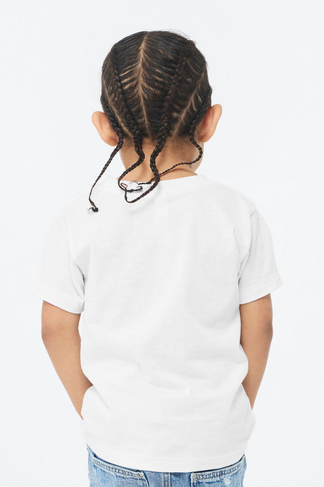Bella Canvas 3001T Cotton Jersey Fabric - White, Toddler Short Sleeve (1 Piece)