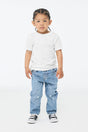 Bella Canvas 3001T Cotton Jersey Fabric - White, Toddler Short Sleeve (1 Piece)
