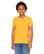 Bella Canvas 3001Y CVC Youth Heather Tee - HTR Yellow Gold, CVC Fabric (4.2 Oz, 32 Single) (1 Unit)