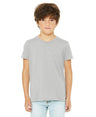Bella Canvas 3001Y CVC Youth Heather Tee Cotton Blend Fabric - HTR Stone, Youth Tee, Heathered (1 Piece)