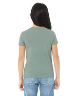 Bella Canvas 3001Y CVC Youth Heather Tee - HTR Dusty Blue, Cotton Fabric (4.2 Oz, 1 Unit)