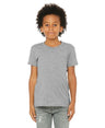 Bella Canvas 3001Y CVC Youth Heather Tee - CVC Cotton Fabric, Athletic Heather (1 Unit)