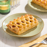 Bridor Ready-to-Bake Strawberry Rhubarb Danish 3.2 oz. - 88/Case