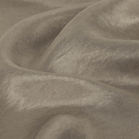 Warm Gray Luminous Cupro and Acetate Twill Lining