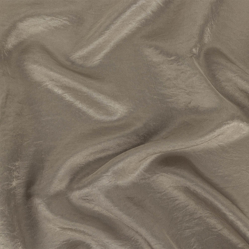 Warm Gray Luminous Cupro and Acetate Twill Lining