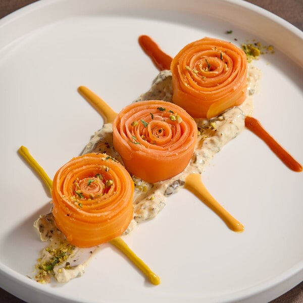 White Toque Rolled Carrot Tagliatelle 1.4 oz. - 64/Case