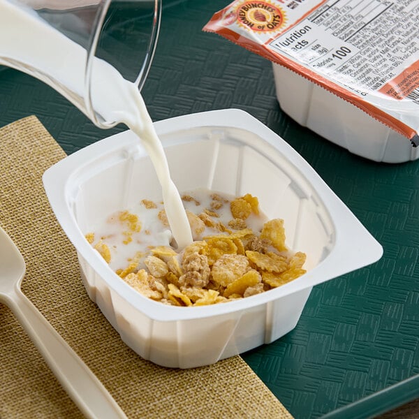 Post Honey Bunches of Oats Honey Crunch Cereal Single-Serve Cup 1 oz. - 96/Case