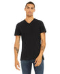 Bella Canvas 3005 Cotton Jersey Fabric - Black V-Neck Short Sleeve, Unisex (1 Piece)