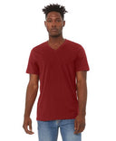 Bella Canvas 3005 Cotton T-Shirt - Cardinal V-Neck, Short Sleeve (1 Piece)