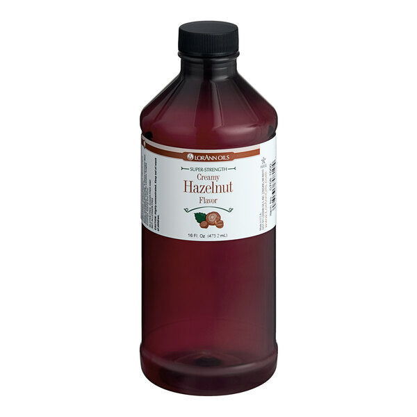LorAnn Oils 16 fl. oz. Creamy Hazelnut Super Strength Flavor