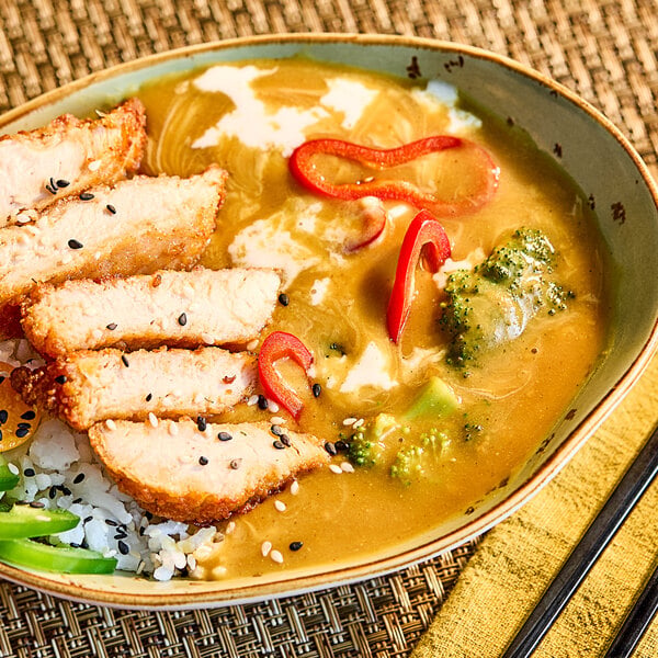 S&B Medium Hot Golden Curry Sauce Mix 7.8 oz. - 10/Case