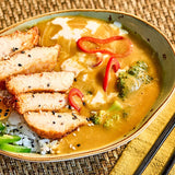 S&B Medium Hot Golden Curry Sauce Mix 7.8 oz. - 10/Case