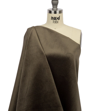 Gunmetal Solid Upholstery Velvet
