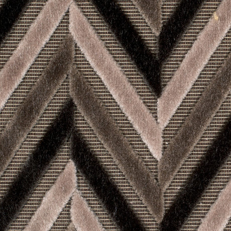 Gray Geometric Velvet