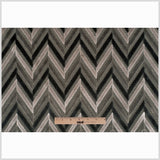Gray Geometric Velvet