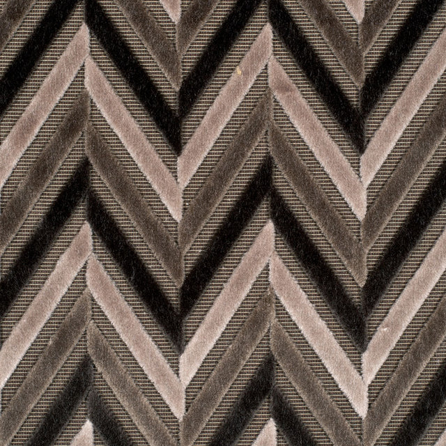 Gray Geometric Velvet