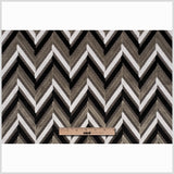 Black Geometric Velvet