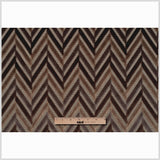 Brown Geometric Velvet