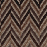 Brown Geometric Velvet