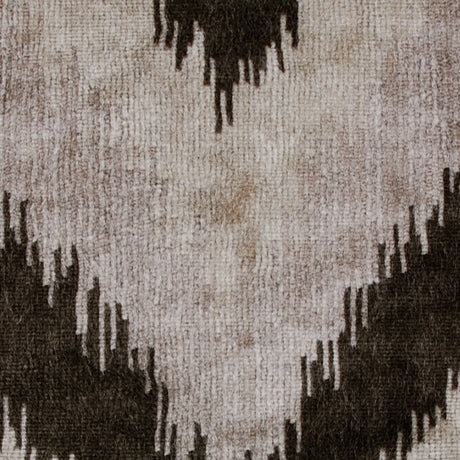 Gray Ikat Velvet