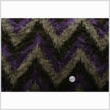 Purple Ikat Velvet