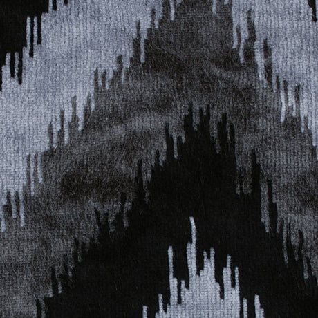Black Ikat Velvet